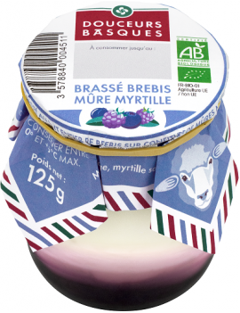 Bosbessenyoghurt (125 gr)