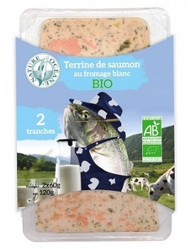 Terrine de saumon au...