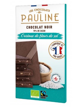 CHOCOLAT NOIR FLEUR DE...