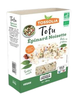 Tofu épinard noisette...