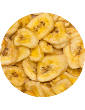 BANANENCHIPS MET HONING