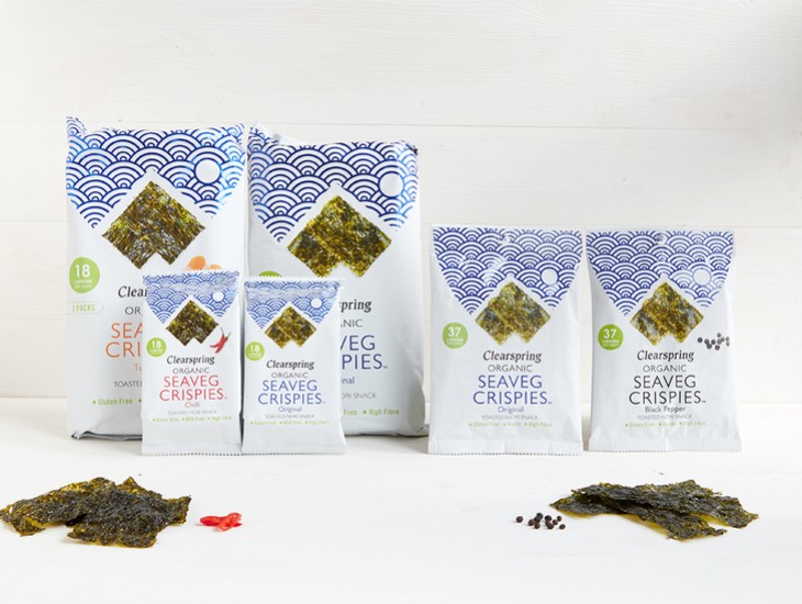 Seaveg Crispies : Le snack végé bio, léger et délicieux de Clearspring ! 